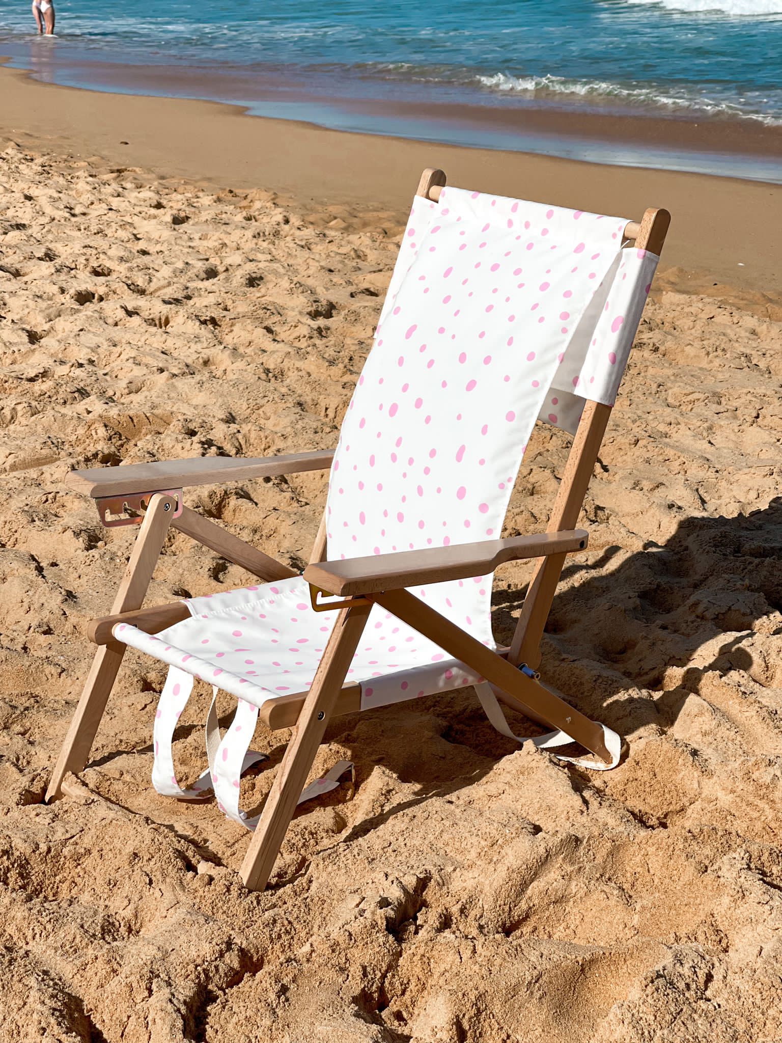 Alohra Bondi Reclining Beach Chair Speckled Pink Pre - Image 2