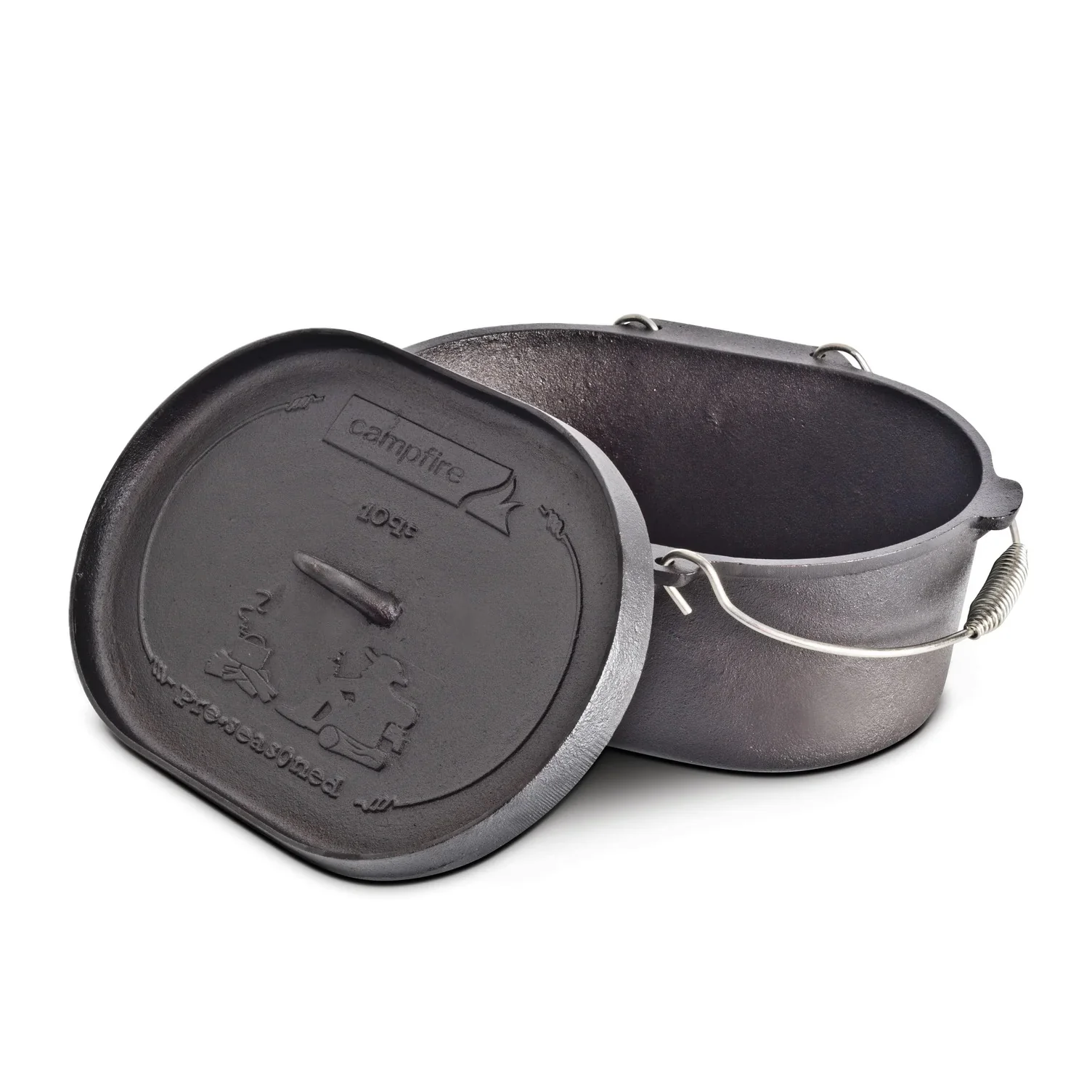 Campfire 10Q Pre Seasoned Dutch Oven Oval