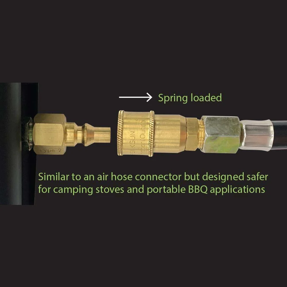 Gasmate Quick Connect Fitting 3/8 SAE - Image 2