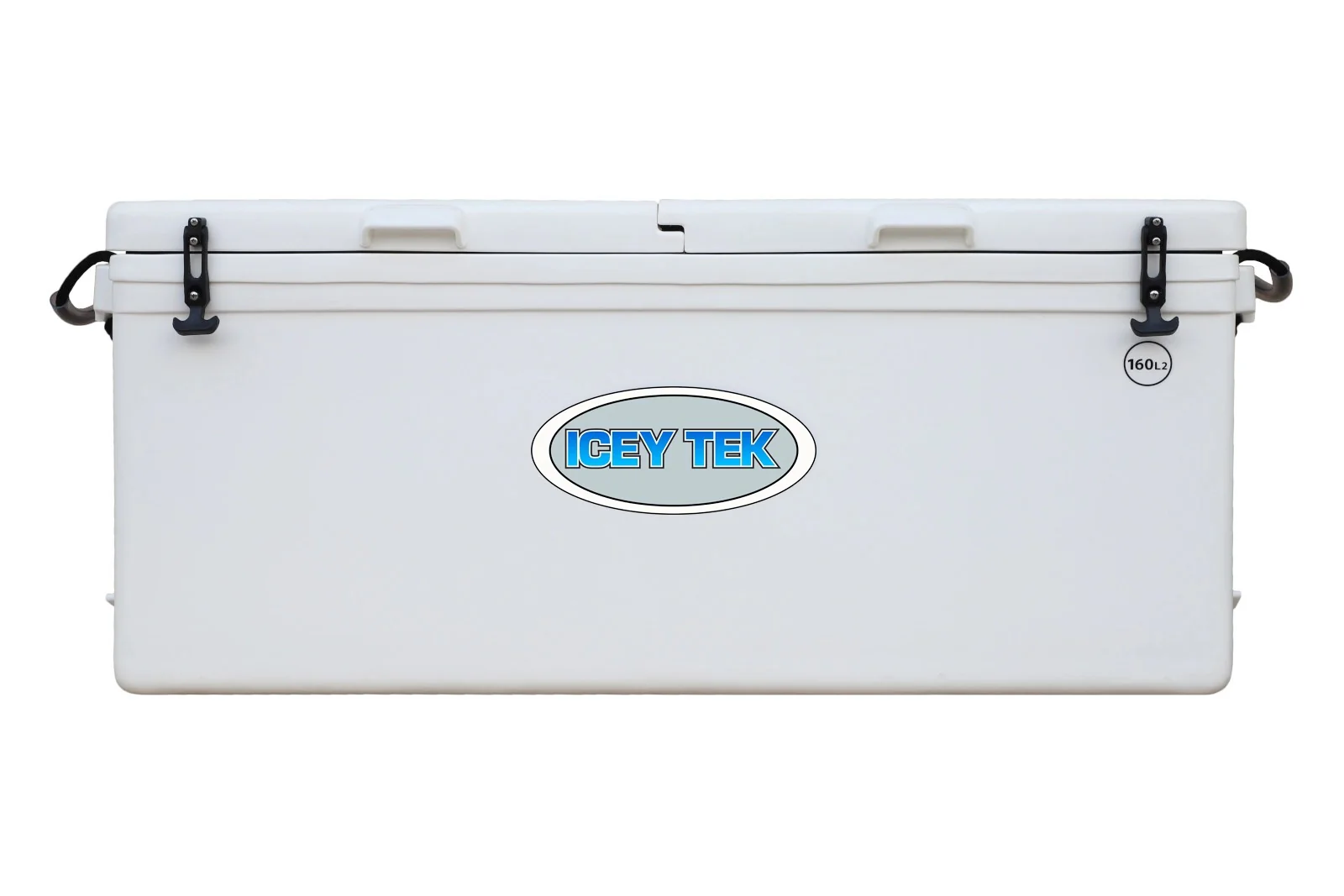Icey Tek 160L White Split Lid Ice Box