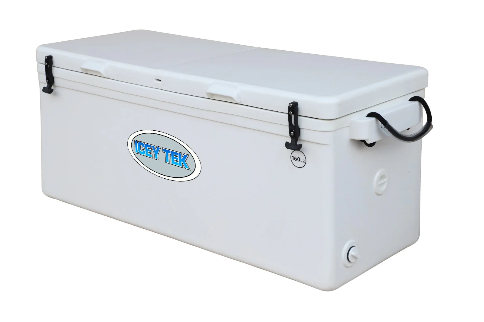 Icey Tek 160L White Split Lid Ice Box - Image 2