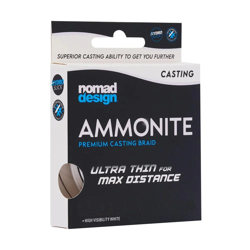 Nomad Ammonite Casting Braid 150m Rolls