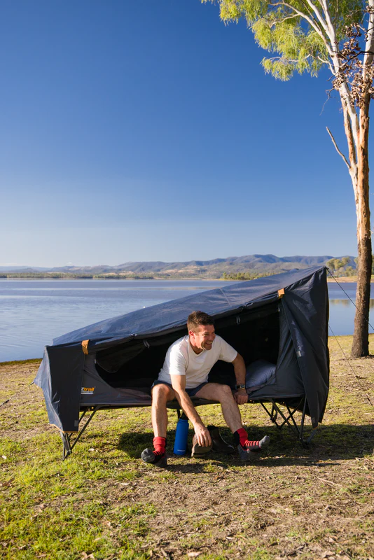 Oztrail BlockOut Easy Fold Stretcher Tent Single - Image 7