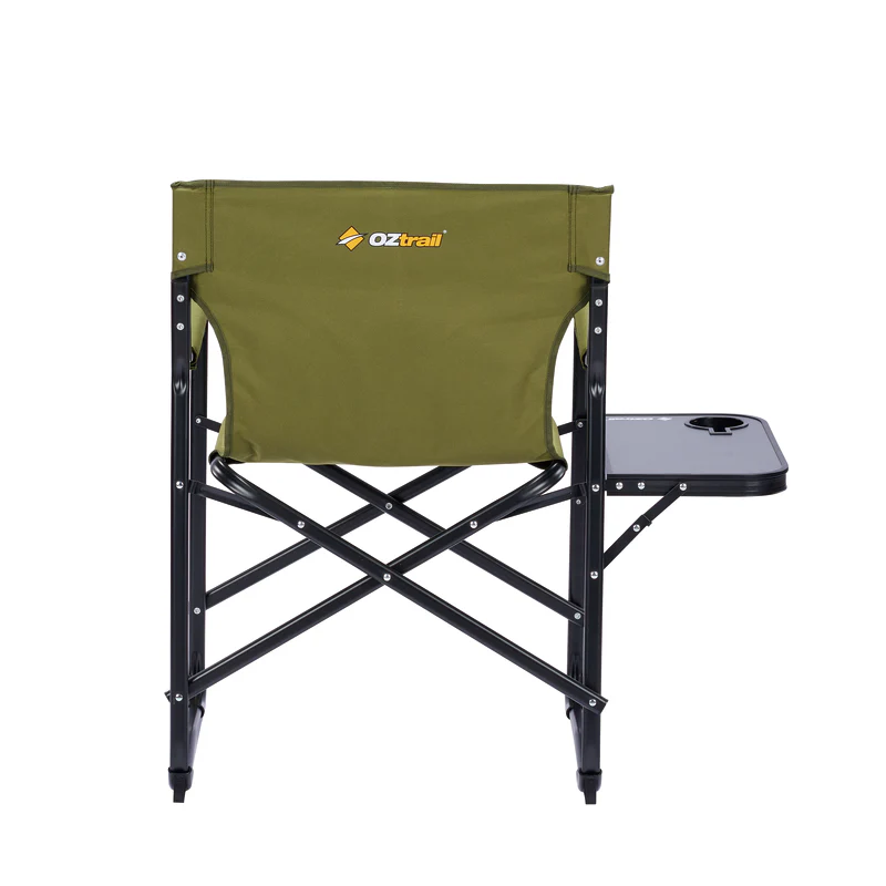 Oztrail Classic Directors Chair with Side Table - Image 7