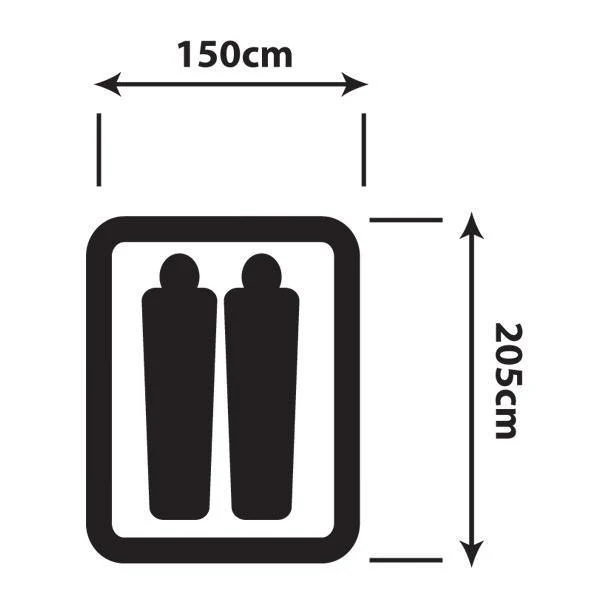 Oztrail Tasman 2P Person Dome Tent - Image 3