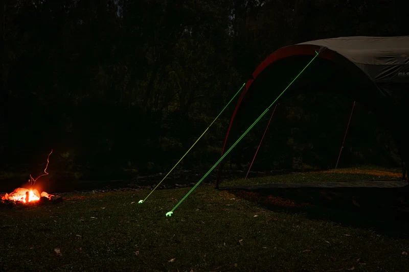 OZTRAIL GLOW IN THE DARK GUY ROPE 4 PACK - Image 4