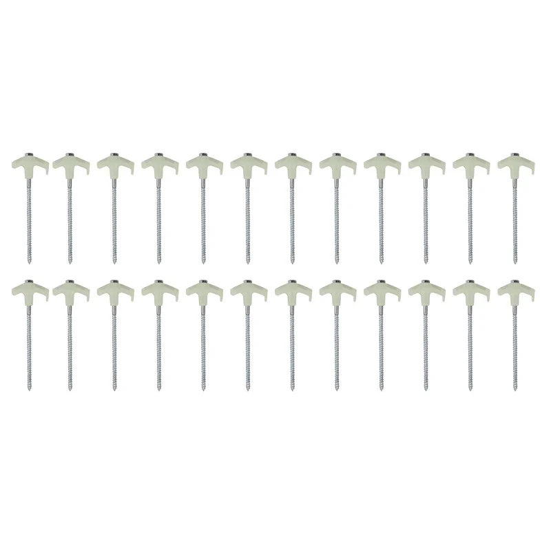 OZTRAIL TENT PEG SCREW-IN SET 25 PIECE GLOW IN DARK - Image 5
