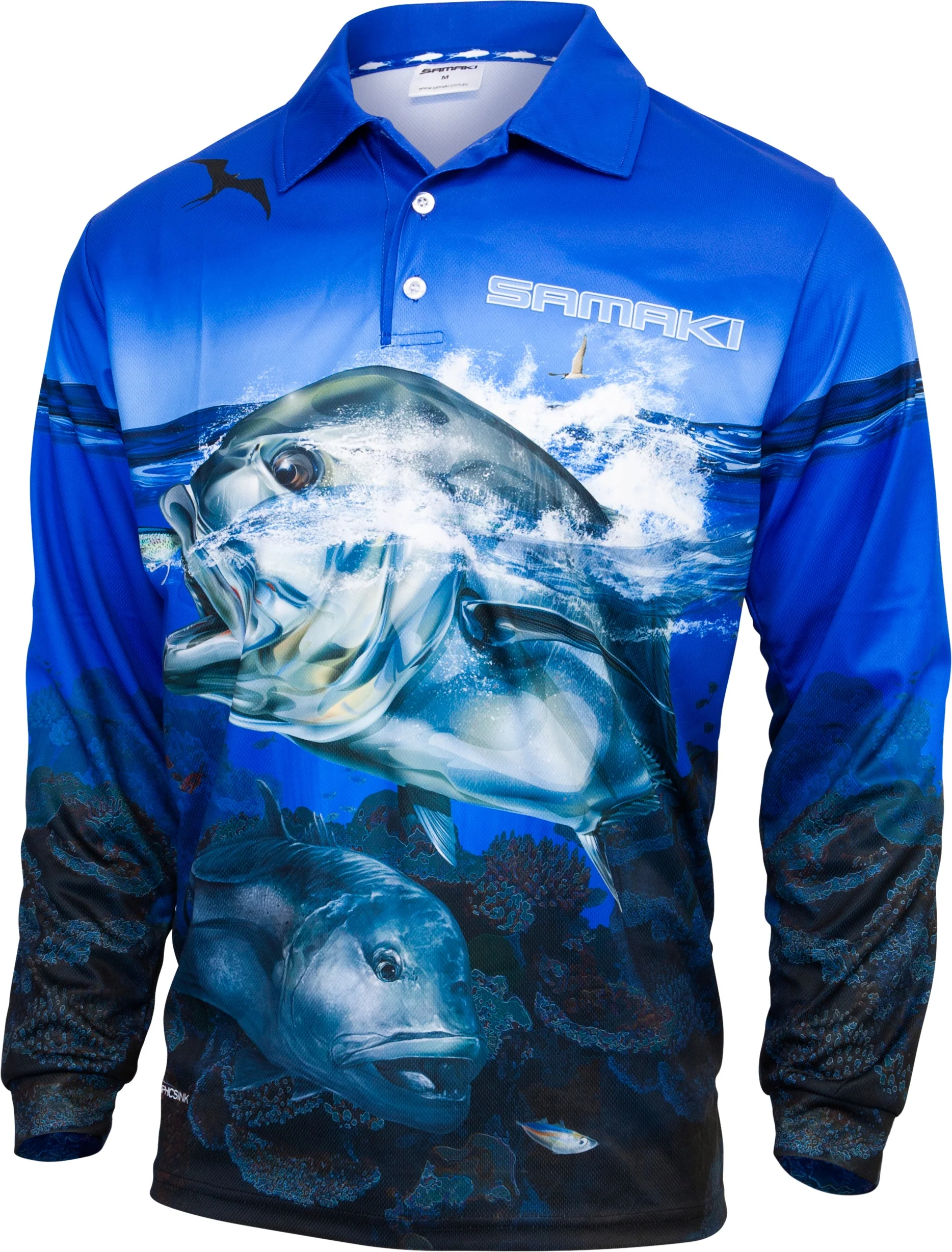Samaki Giant Trevally Jnr Fishing Shirts