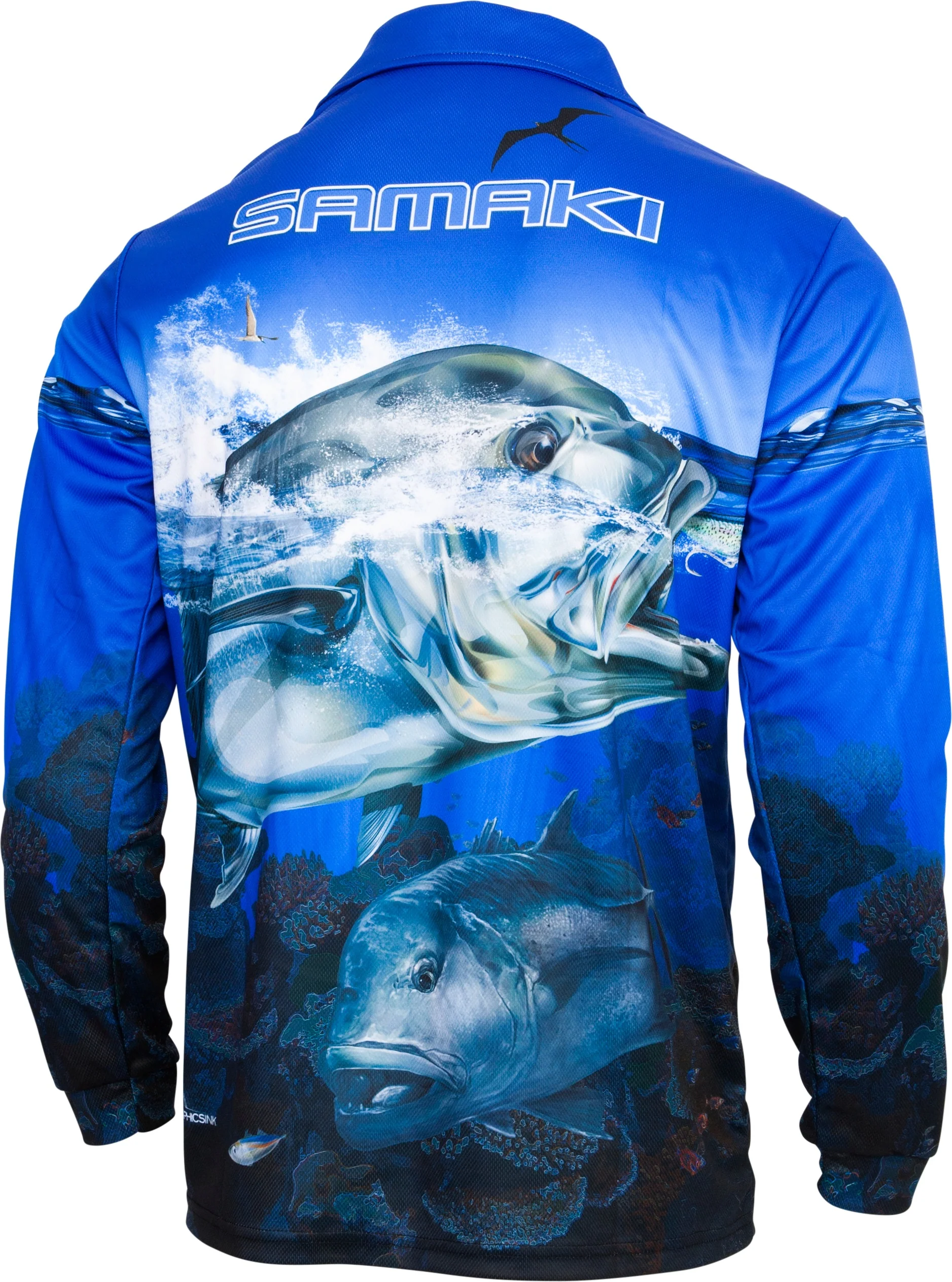 Samaki Giant Trevally Jnr Fishing Shirts - Image 2