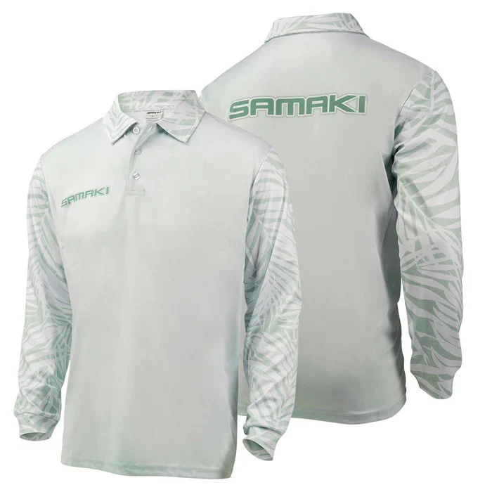 Samaki Havana Sage Junior Fishing Shirts Clearance