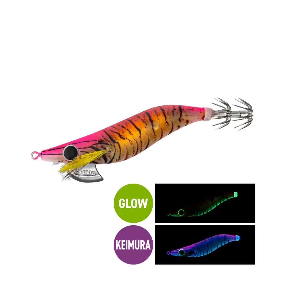 Shimano 25 Sephia Prawn Flash Boost Squid Jigs - Image 2