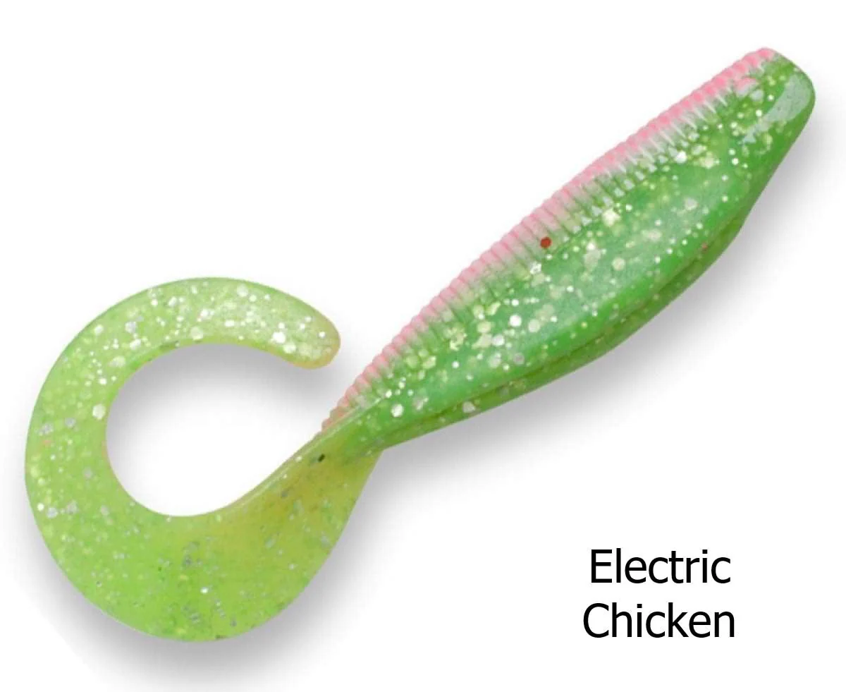 Zman Streakz Curl Tailz 4in Lures - Image 13